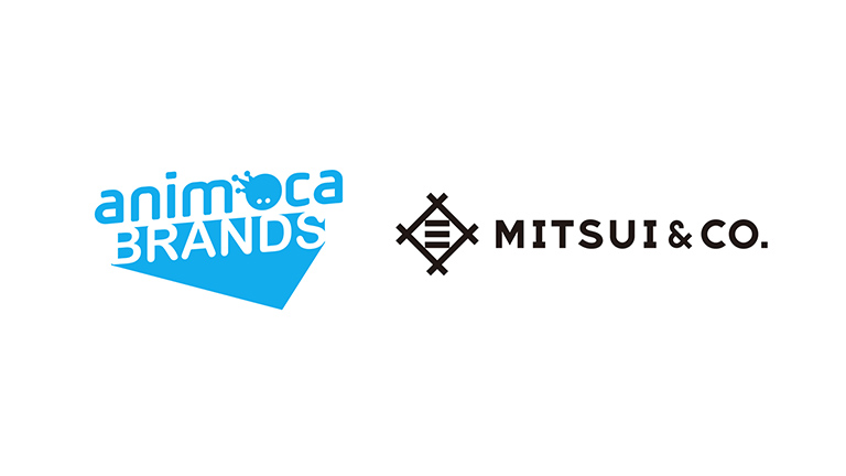 Logos of Animoca Brands and Mitsui