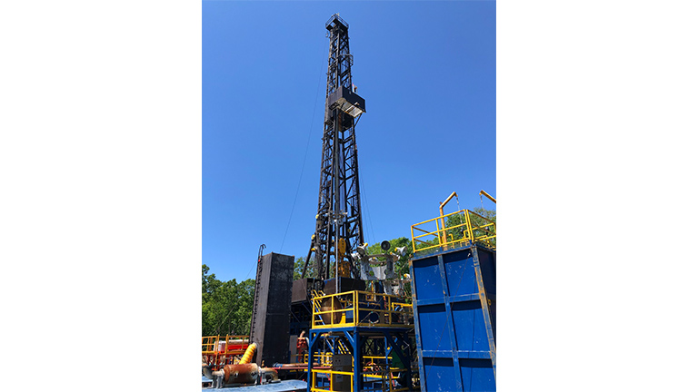 Drilling of a conventional geothermal exploration well in the Niseko area