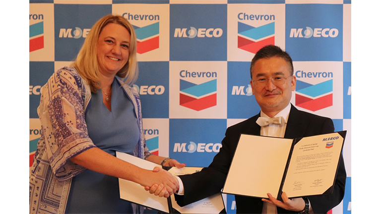 MOECO and Chevron signing ceremony for ACL pilot test